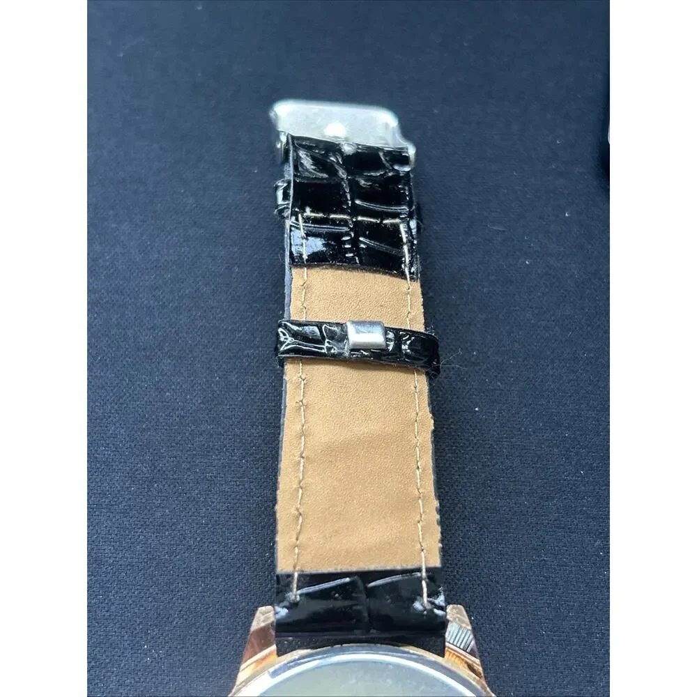 Rose Gold Tone Butterfly Dial Women’s Quartz Watch